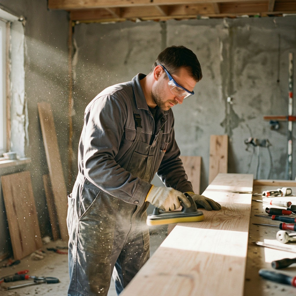 Detailed craftsmanship during a remodel